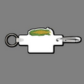 4mm Clip & Key Ring W/ Colorized Ear of Corn Key Tag